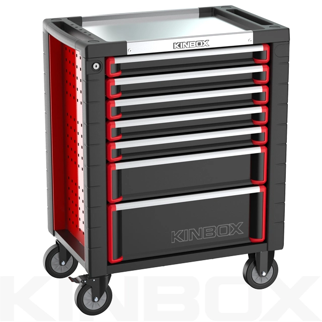 Kinbox 147 PCS 7 Drawer Hard Tools Set Box Trolley Handheld Case for Sale