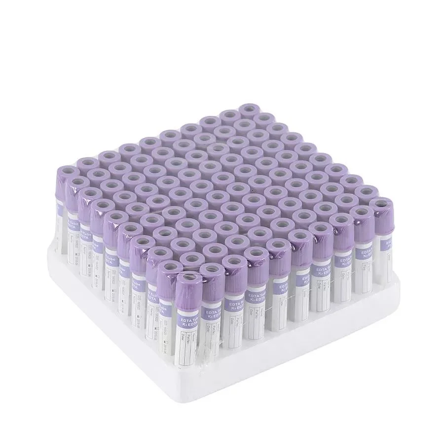 High Collection Tube K3 Blood Sample EDTA Tube Vacuum Blood Collection Pet Tube for Medical