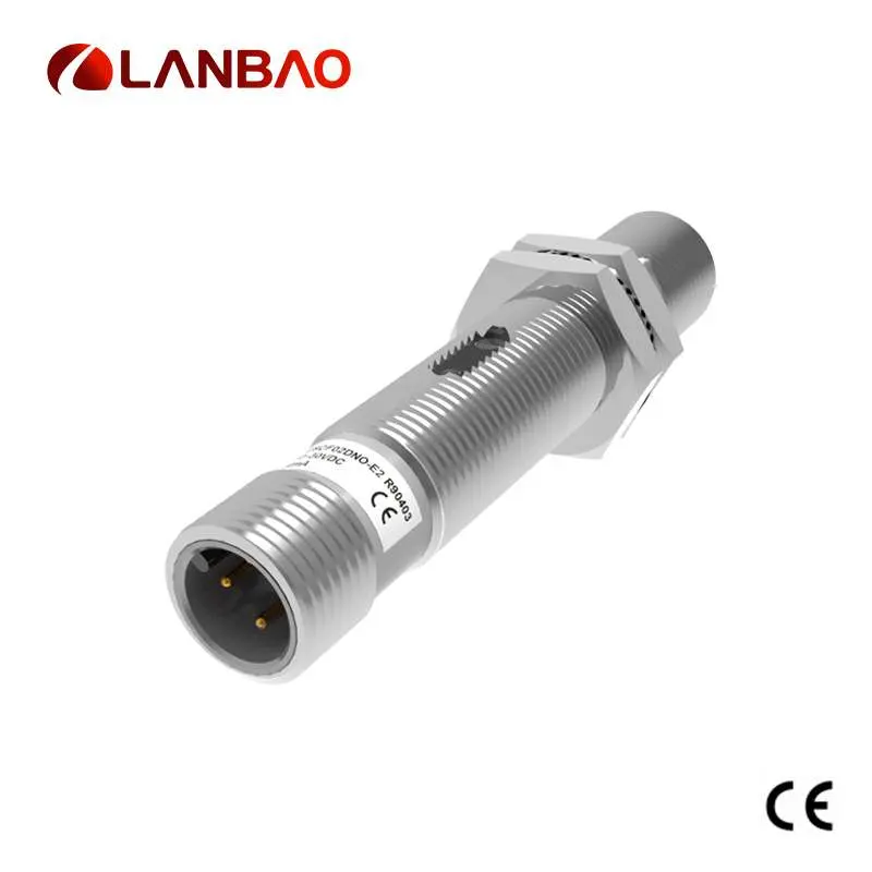 Lanbao M12 Photoelectric Sensor Diffuse Reflection PNP Nc IP67 15cm Distance