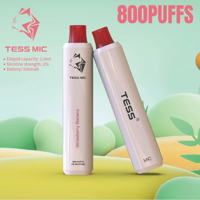 Colorida 800 inhalaciones 500mAh 2ml de zumo al por mayor capacidad de E-Cig