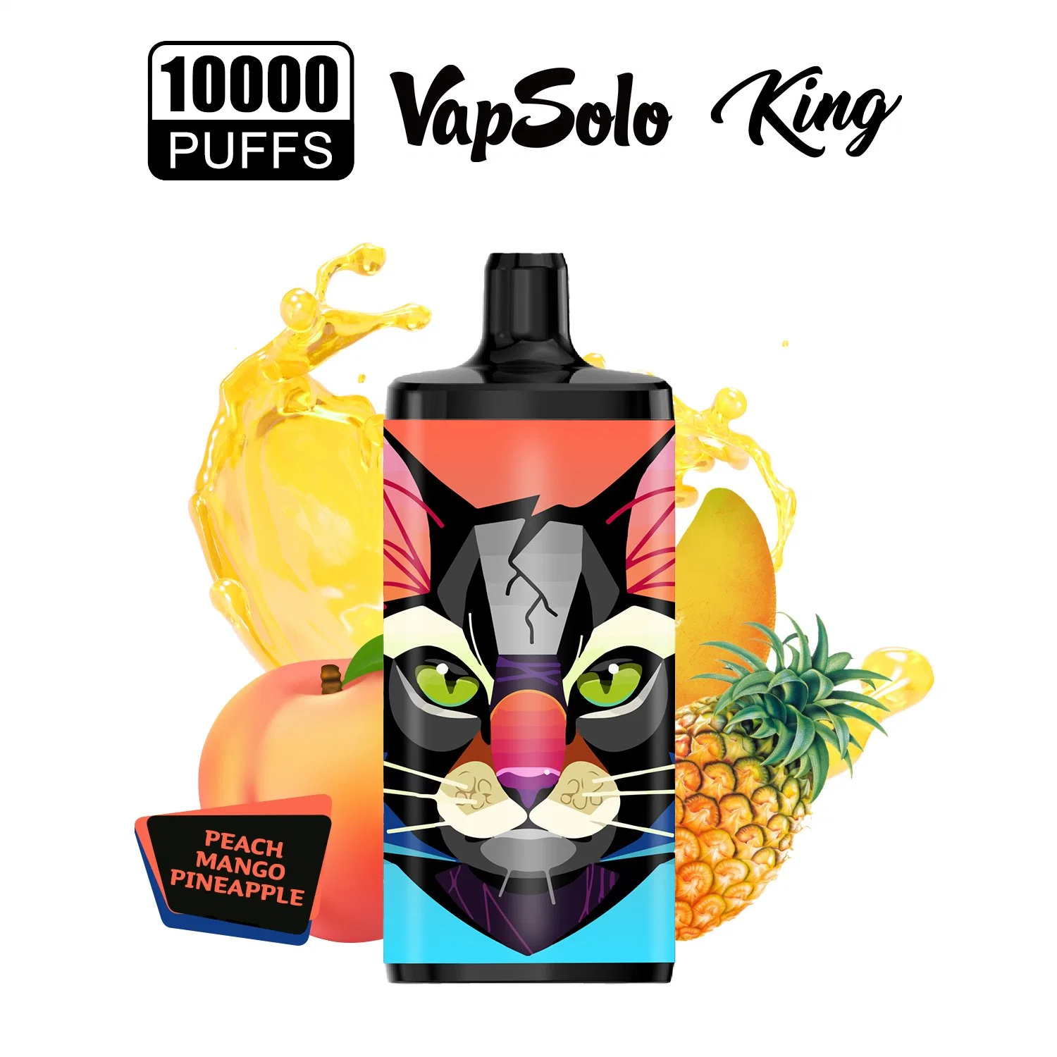 Nueva generación Vapsolo King Friendly Farms VAPE cigarrillos electrónicos en Partes Randm Tornado Box 10000 Puffs sabor a fruta cigarrillos