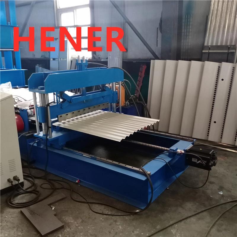 Vertical Type Non-Stop Cutting Roofing Sheet Roll Forming Machine Roofing Tile Making Machine