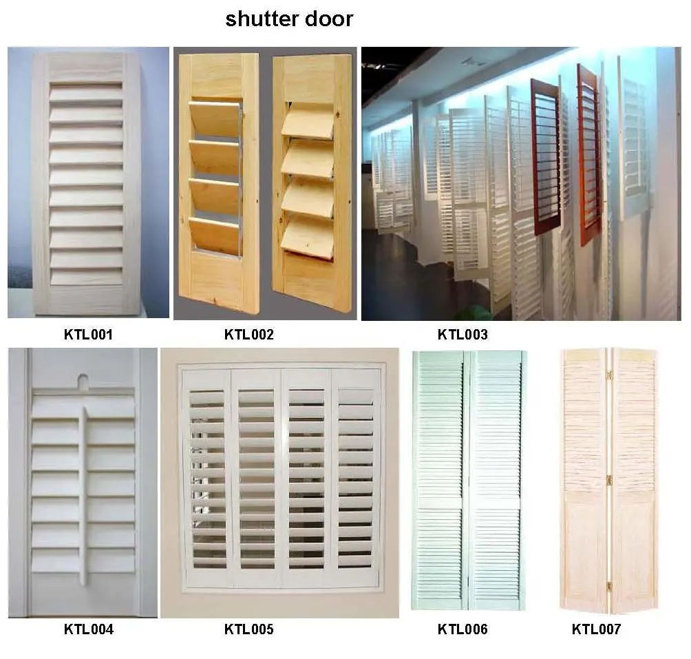 CE Plantation Wood Shutters (louver door)