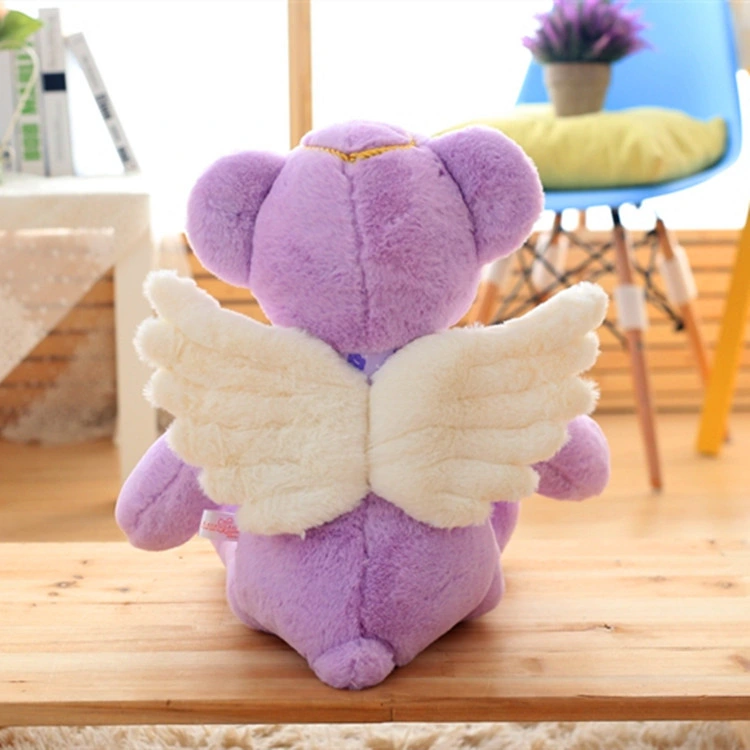 Charming Small Size Angel Bear Plush Stuffed Toys Gifts for Children