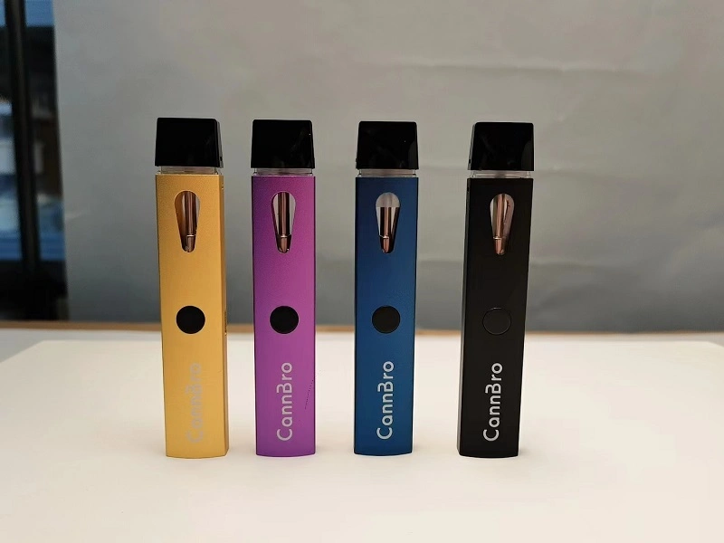 Custom Electronic Cigarette Vaporizer Live Resin Empty 1ml 2ml Hhc Disposable/Chargeable Pod for D8 Oil Rechargeable Thco Vape Disposable/Chargeable