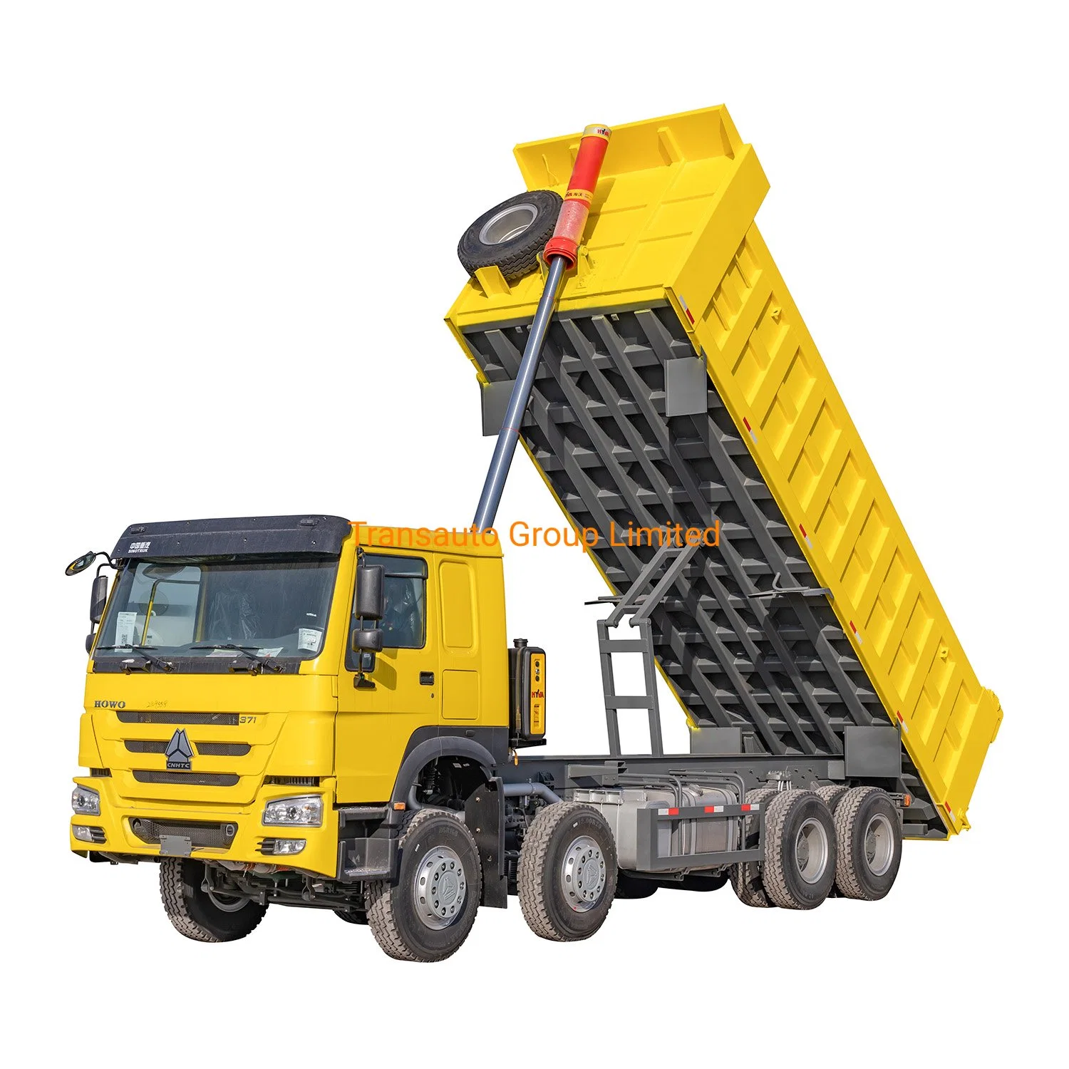 Sotruck HOWO 12 عجلات 8X4 40 بيع شاحنة تفريغ في كينيا