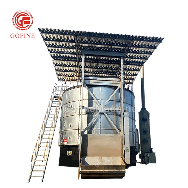 Hot Sale Automatic Composting Tower Special for Pig Farms Solid Waste Treatment Equipment