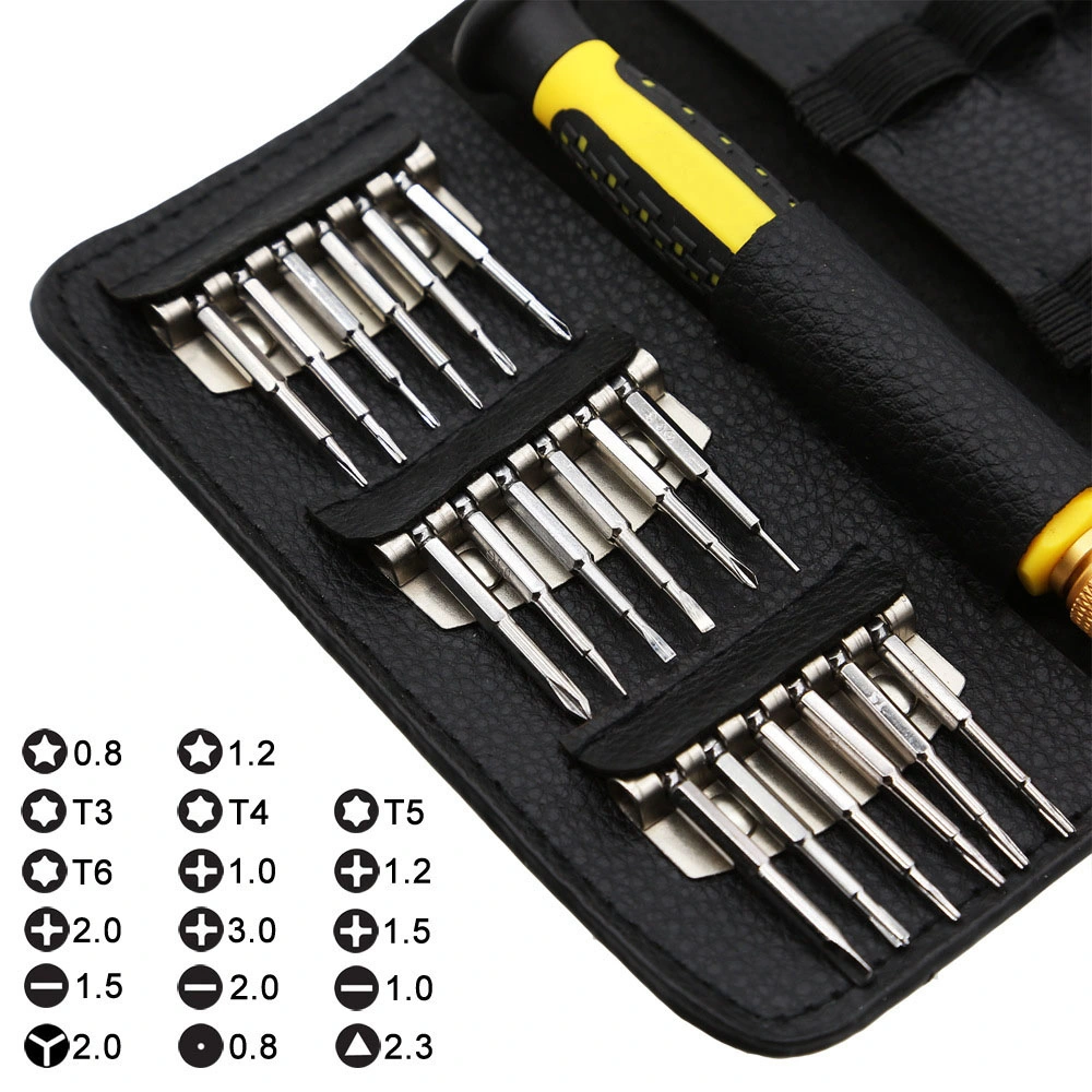 New 22-in-1 Precision Screwdriver Set 22-Piece Wallet-Type Mobile Phone Computer SLR Disassembly Tool