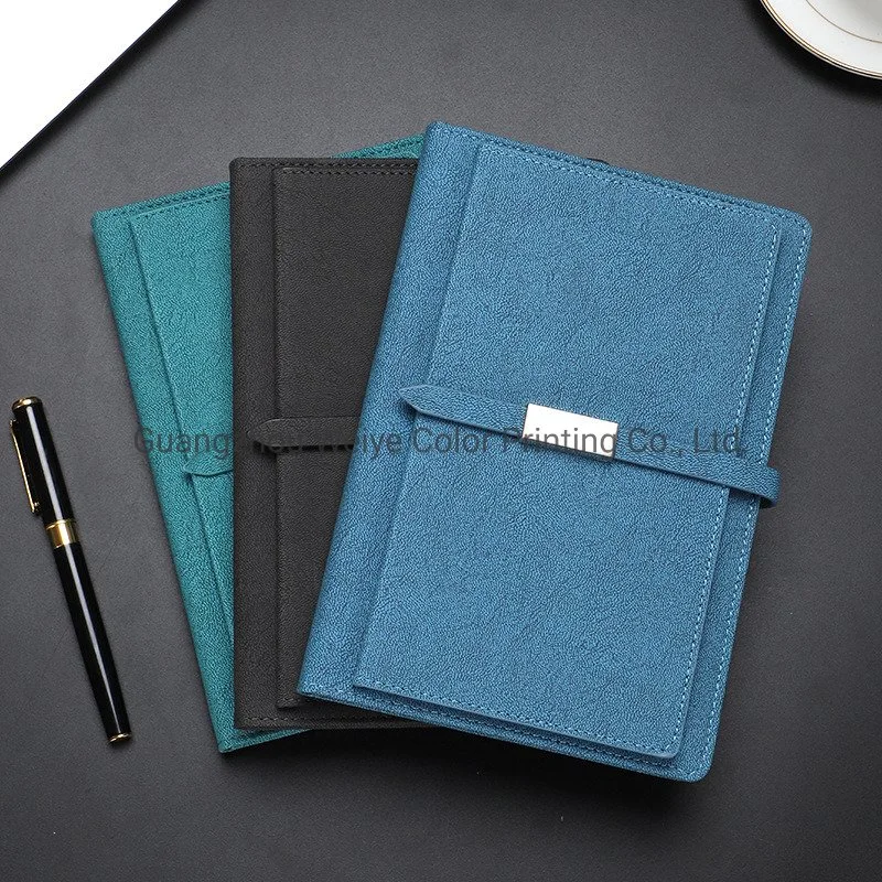 Promotional Customized PU Leather Stationery Lined Gift Journal Book Printing Notebook