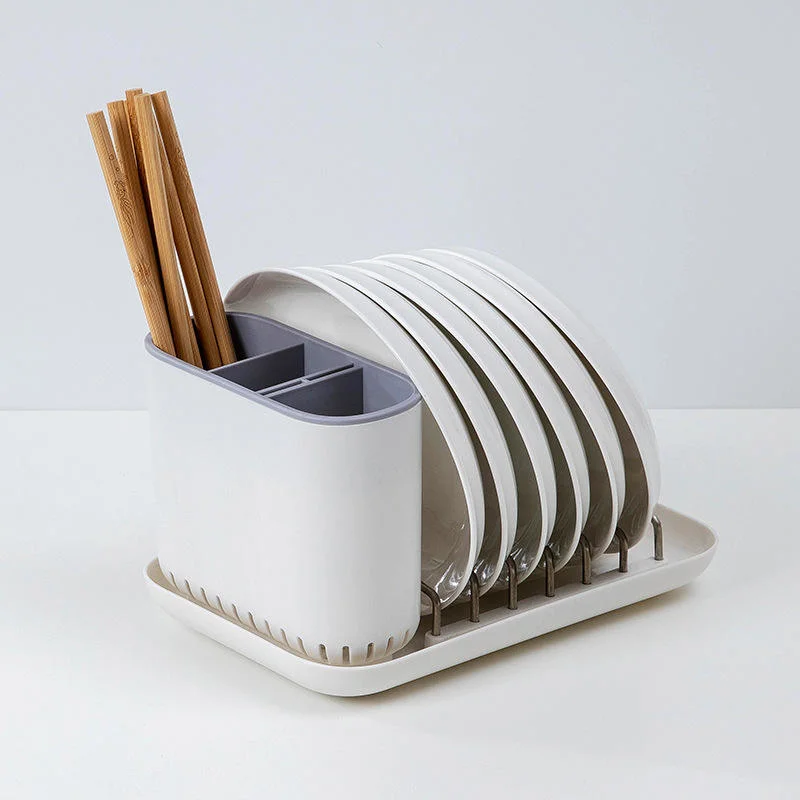 Dish Cutlery Storage Set Tableware Rest Plate Drain Rack