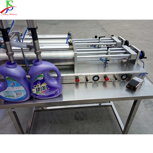 Double Head 15L Anticorrosive Liquid Filling Machine Beverage Industry Filling Machine