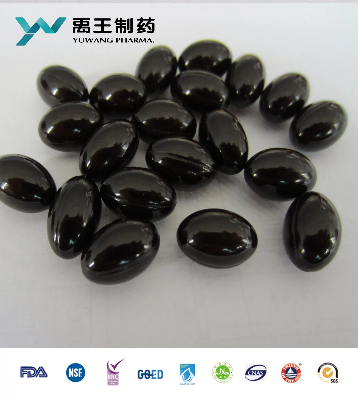 Brc/ /Goed/ISO Yuwang OEM High quality/High cost performance  Deep Sea Refined Fish Oil Softgel 1000mg in Bulk