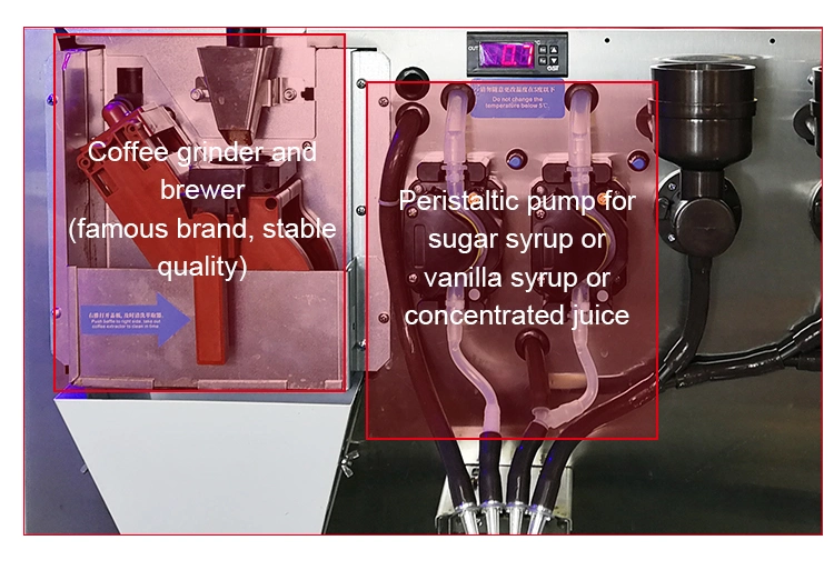 Los fabricantes de máquinas expendedoras de café líquido grandes máquinas expendedoras de café para ganar dinero 20 Máquina Expendedora de café, té, de sabor