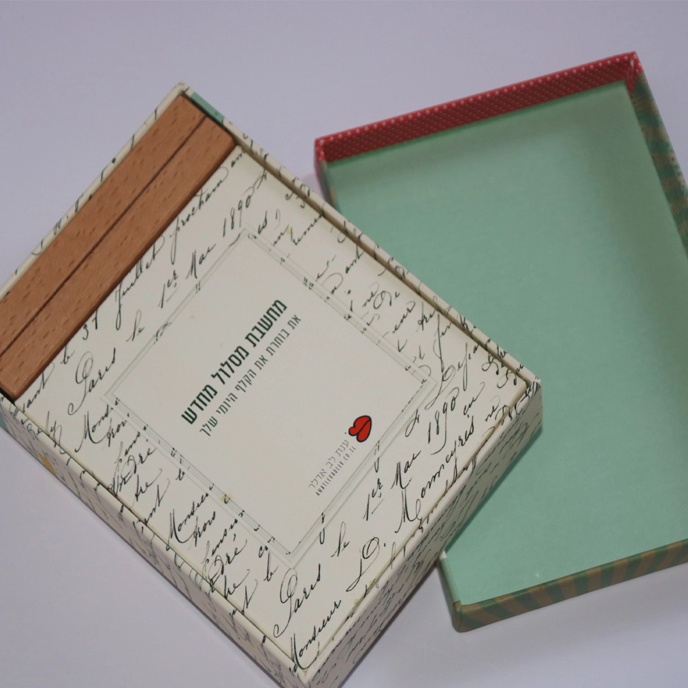 Fancy Design Paper Gift Box Inspiration Card Set