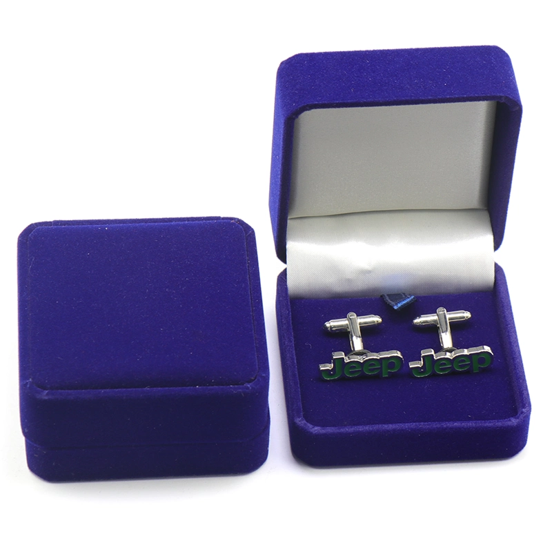 hecho personalizado de la fábrica de embalaje de alta calidad personalizados Fabricante de productos de papel de polipiel marrón envuelto paquete plástico Caja de regalo Plaza Cufflink personalizados de verificación