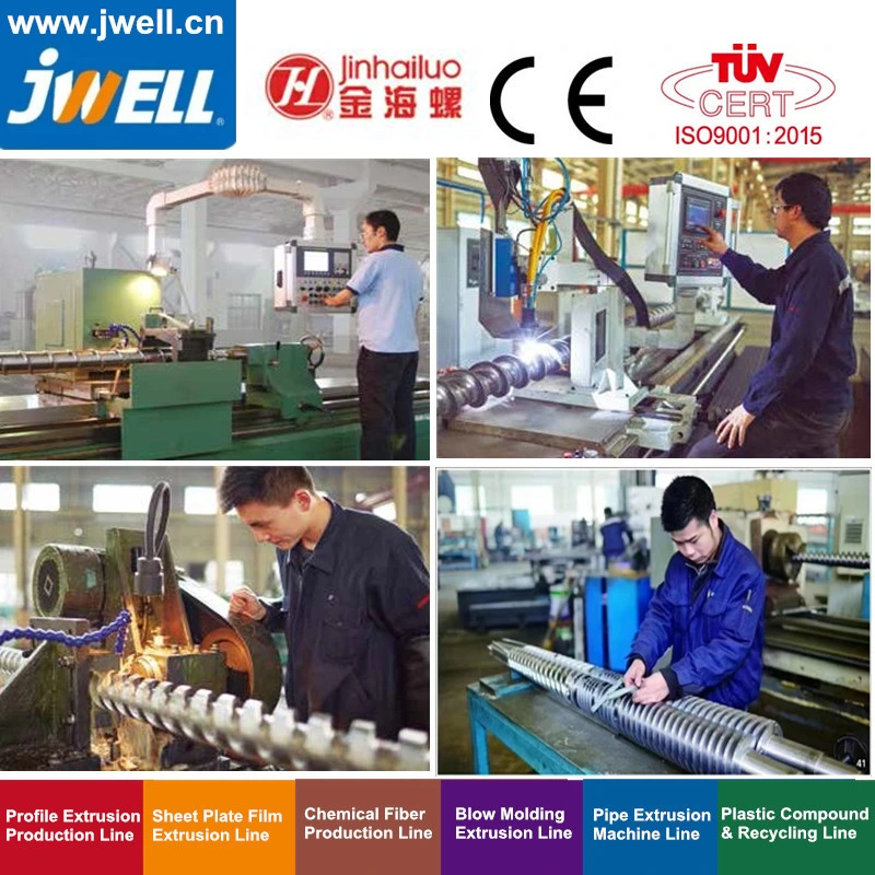 Jwell -Conical Twin Screw and Barrel for Recycling Making Extrusion Machine with Factory Price