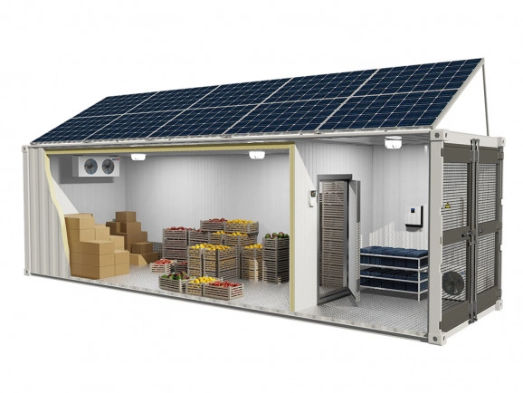 New Style Cold Room Frozen Room Solar Power Cold Storage Ferrze