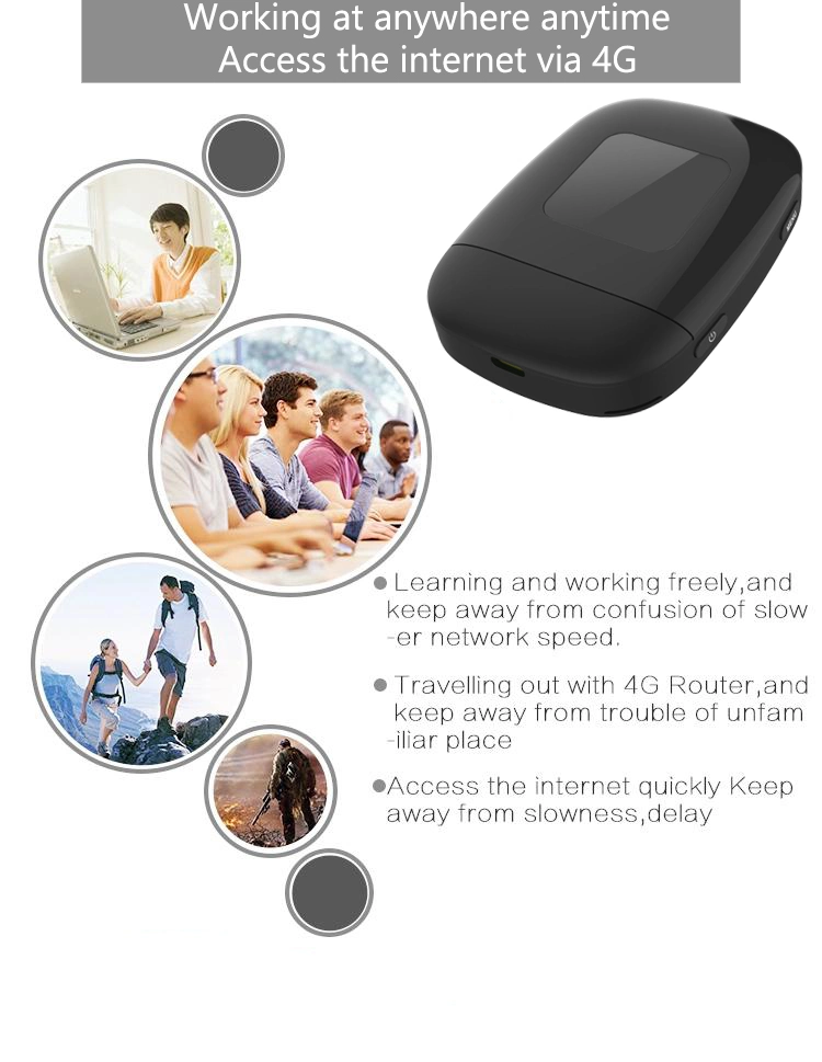 Sunhans Gdm7243A Chipset 4G 5g LTE Wireless B42 B43 Portable Mifi Hotspot 2.4GHz 5.8GHz WiFi Router