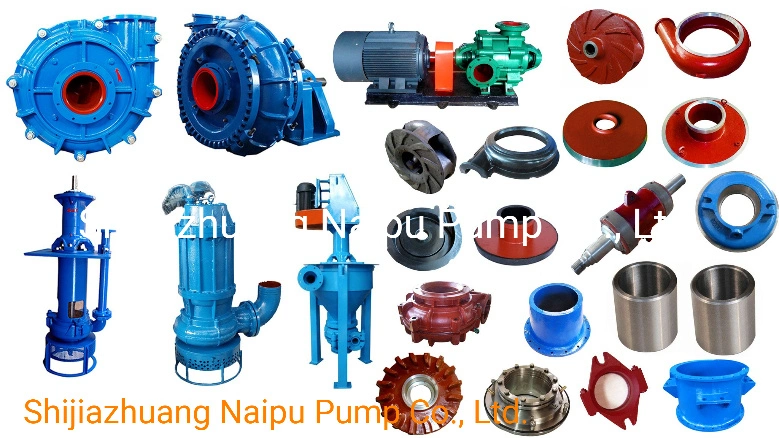 Naipu Abrasive Resistant 6 Inch 8 Inch Gravel Sand Pump