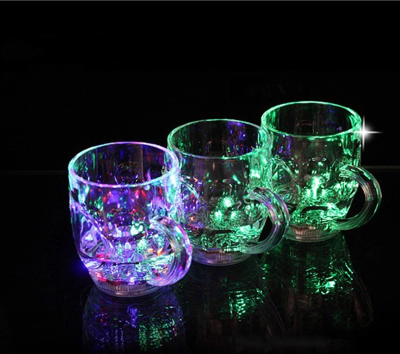 Multi-Color RGB Colar Change Water Liquid Activated Flashing Light up LED Cup