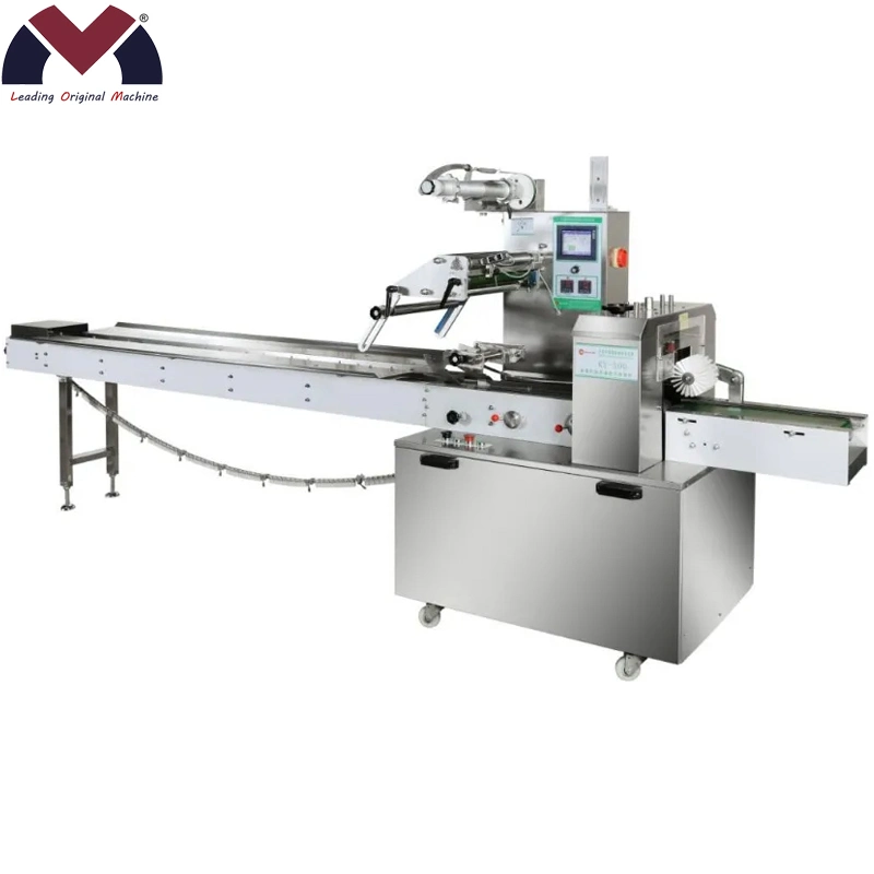 OPP/CPP Film Horizontal Flow Pack Wrapping Machine (HHFS) with Photoelectric Automatic Tracking