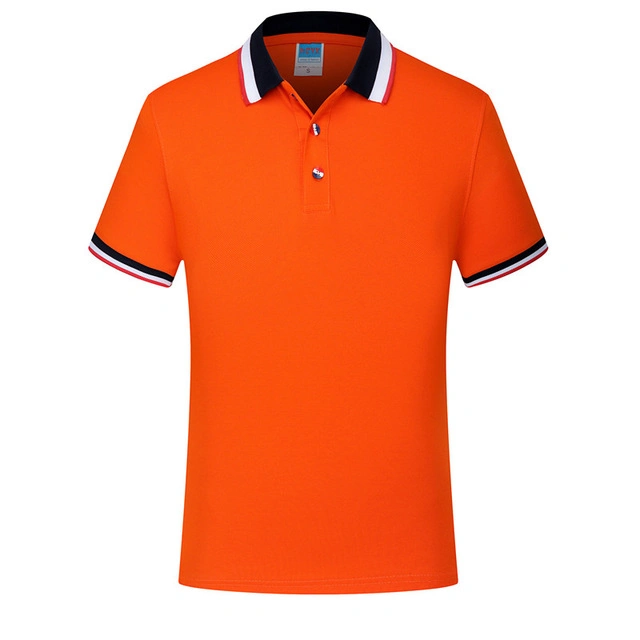 Contrast Color 60% Cotton 40% Polyester Single Breasted Cheap Polo Shirts Wholesale/Supplier China