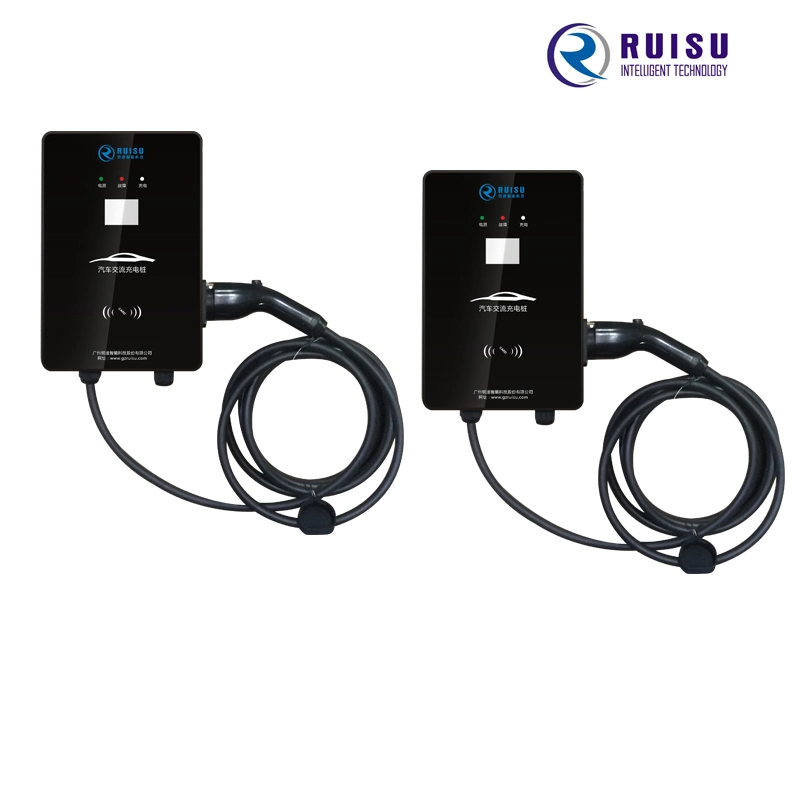 IEC 62196 Niveau 2 Wallbox Câble de charge pour voiture électrique Station de charge AC EV Chargeur EV 7 kW