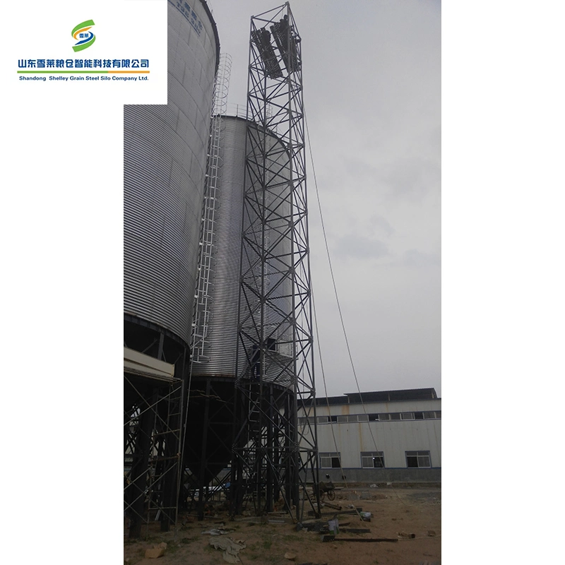 El trigo molino de arroz elevador de cucharón Vertical de acero por silos de grano utilizado elevador de cucharón