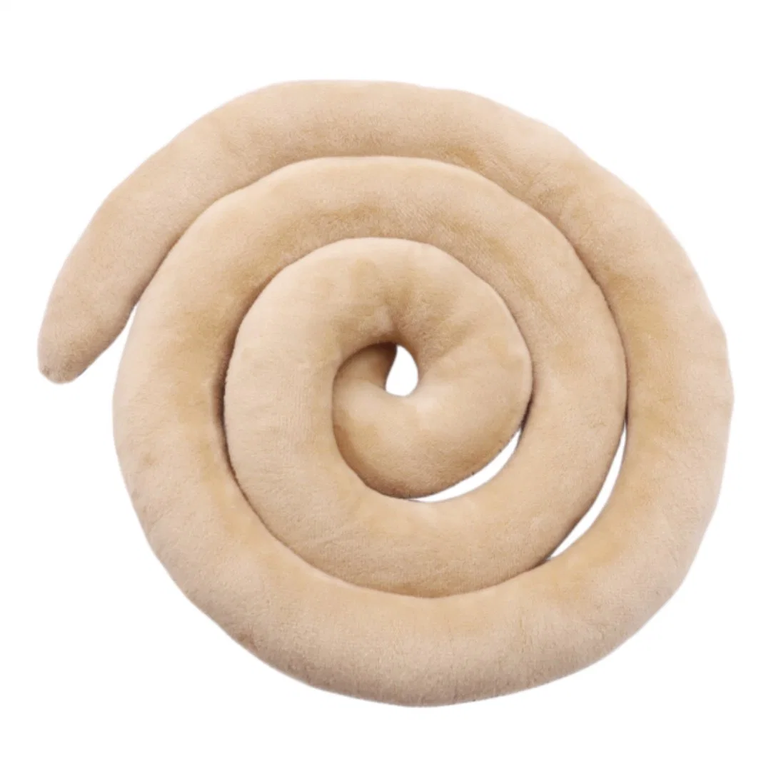 Promotion serpent sauvage en peluche 153cm plastique jaune yeux doux Peluche serpent pour enfants Brown Realistic Animal Toys