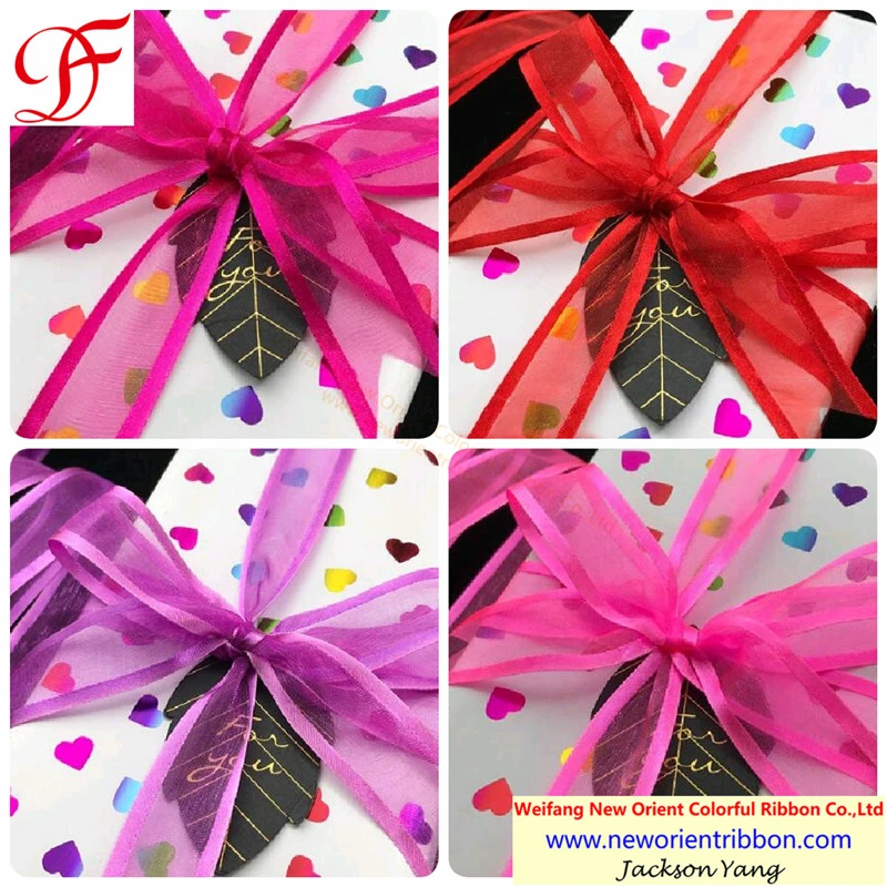 Satin, Grosgrain, Organza, Metallic, Satin Edge Organza Ribbon for Gifts/Packing/Wrapping/Bows/Xmas/Garment Accessories