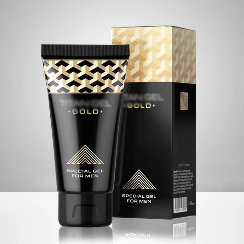 Étiquette privée Titan Gel Gold meilleur sexe pénis élargissement Gel Pour les hommes