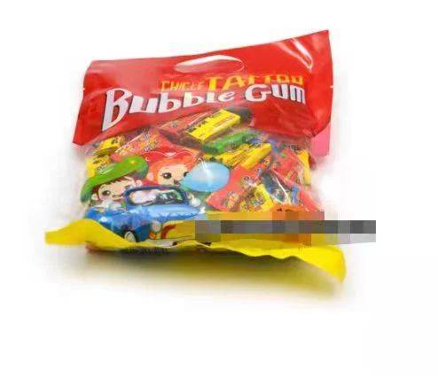 100PCS Fruit Flavor Bubble Gum with Tattoo