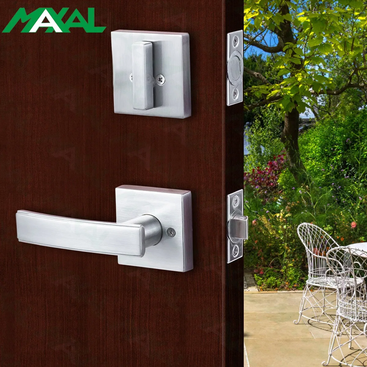 Maxal Best Seller Zinc Alloy Gate Mortise Handle for Door Lock