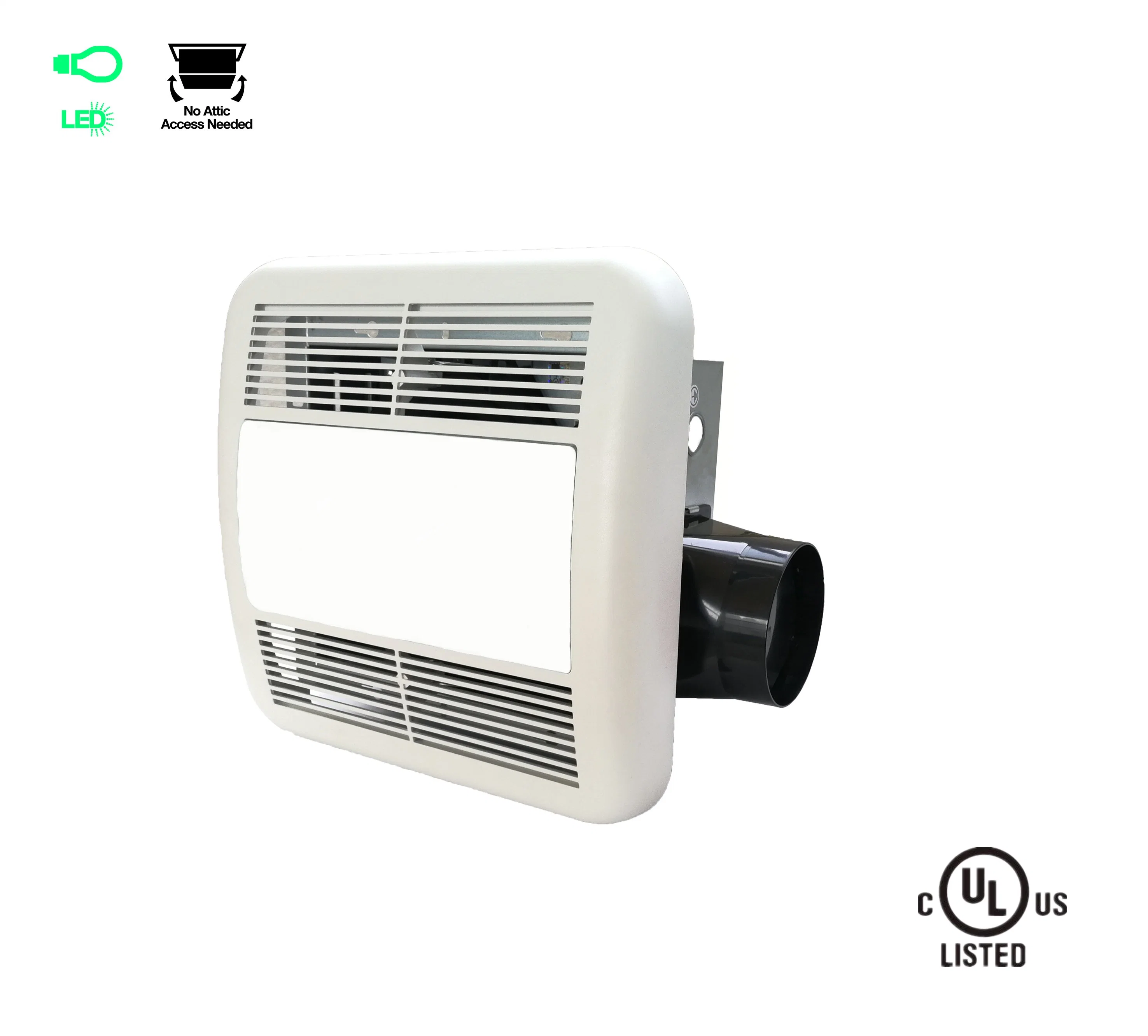 UL Lighting Bath Fan 80cfm 0.8 Sone Super Quiet