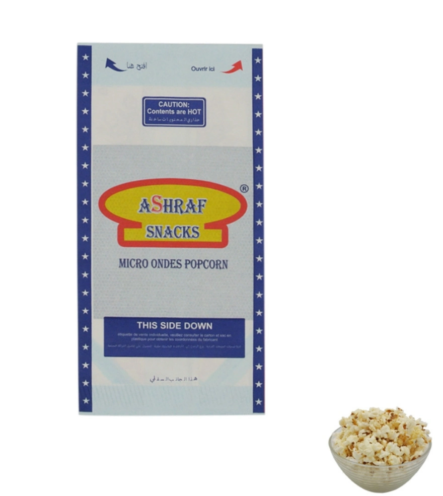 Food Grade Grease-Proof Paper Made in China Microwave Popcorn Paper Bag