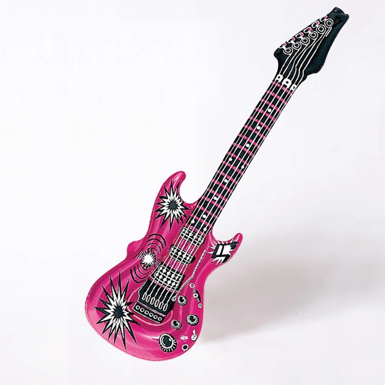 Inflatable Guitars Rock Roll Air Party Fancy Dress Birthday Pop Disco Blow up