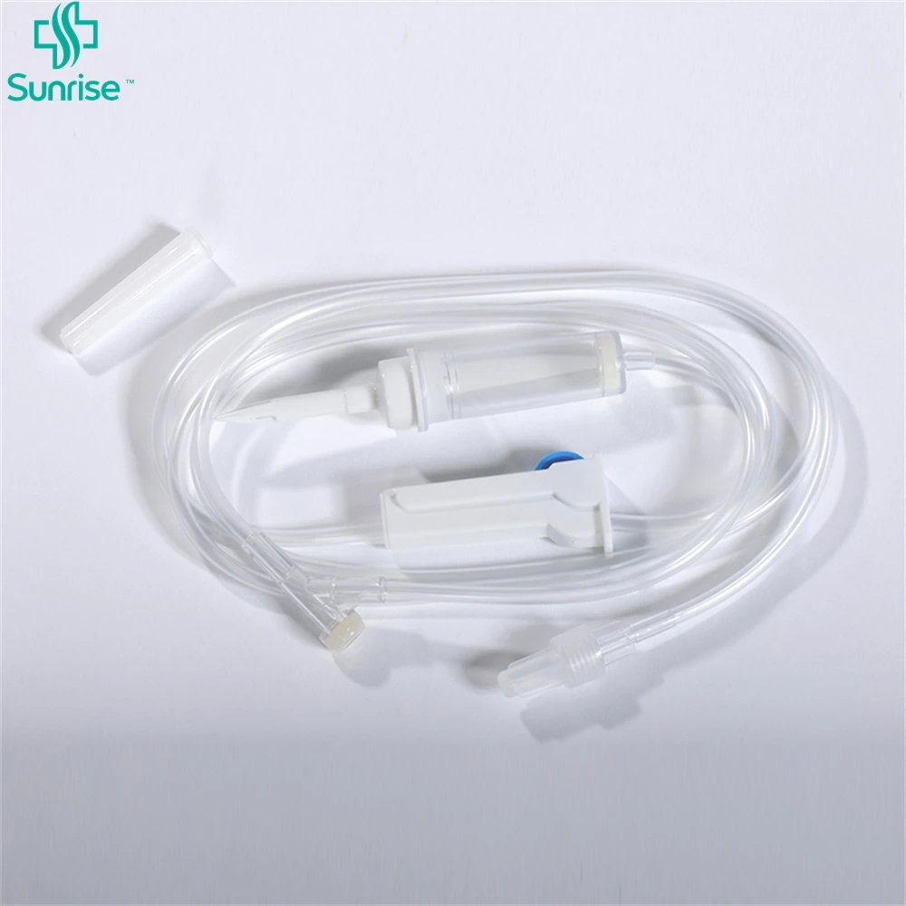 Disposable Medical Supplies Big Chamber Infusion Set Spike Without Wing