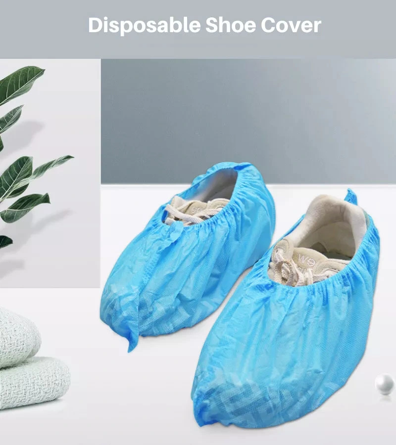 Nonwoven Slip-Resistant Shoe Cover for Cleanroom