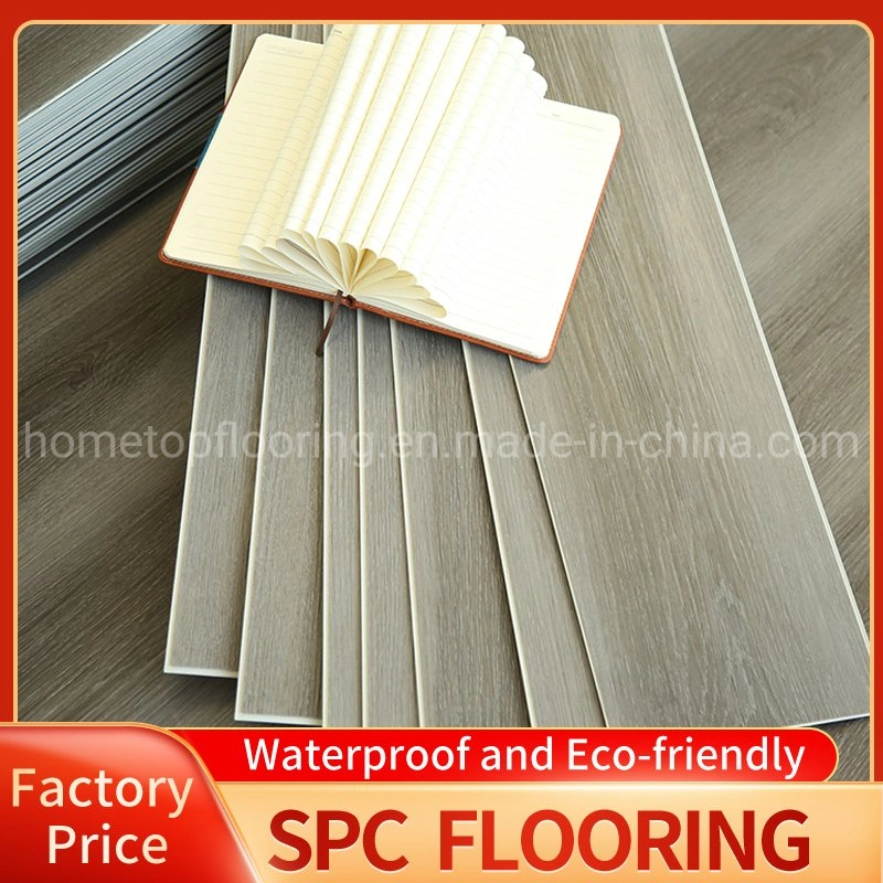 China Supplier 100% Waterproof Unilin Click Rigid Core Spc Flooring
