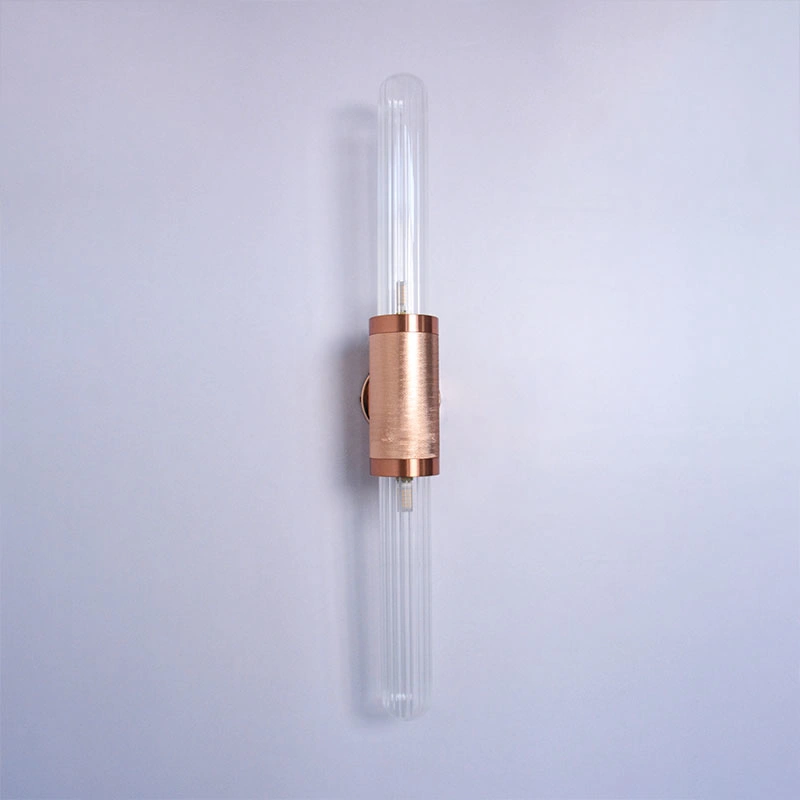 Modern Rose Gold Dimming Wall Sconces Lamp for Hotel Bathroom, Living Room