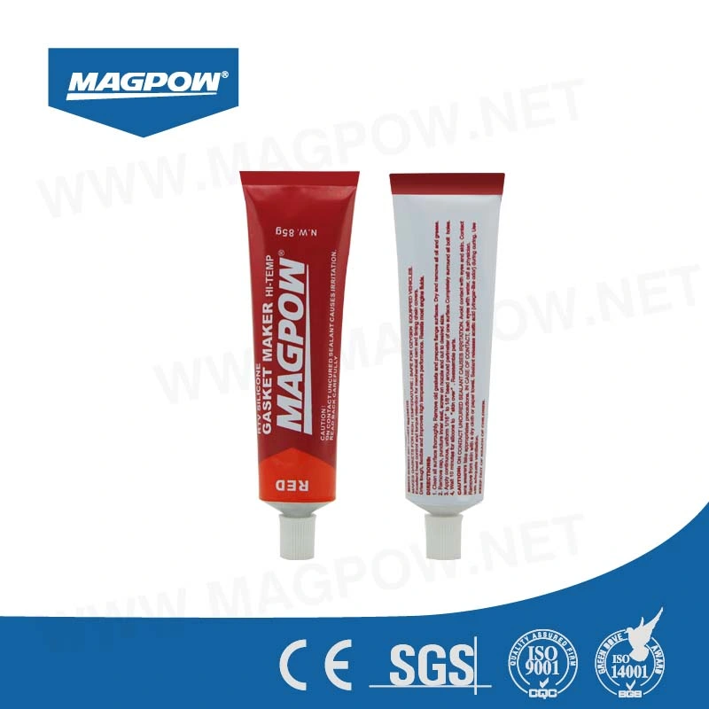 Magpow Mpb106 85g/Set Red Color High Grade Acetic Silicone Sealant Gasket Maker for Auto