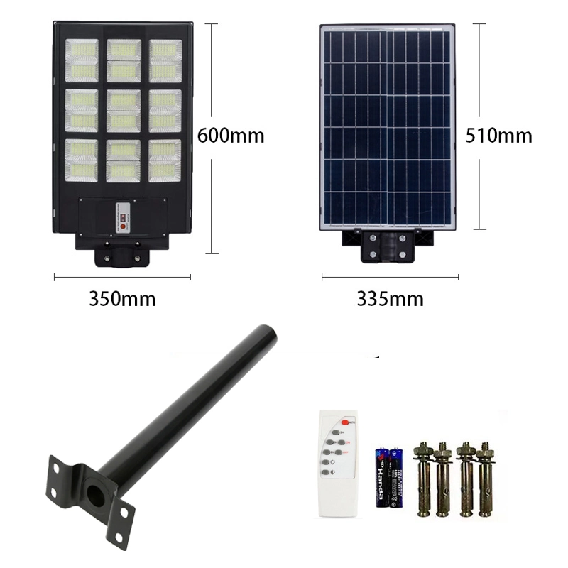 Prix de gros 600W 800W 1000W extérieur Bolard étanche IP65 meilleur Capteur de mouvement solaire tout-en-un jardin solaire FEU de lumière À DEL pour mur de rue