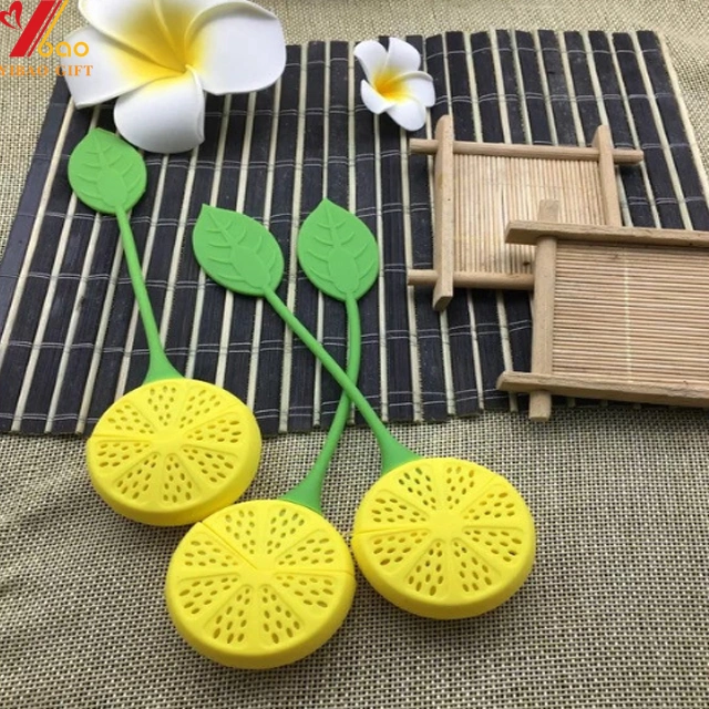 Tea Infuser silicona limón por la FDA de silicona de grado alimentario