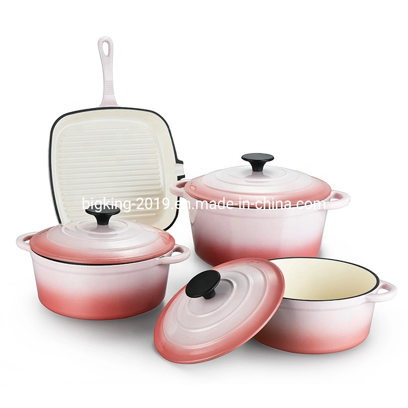 New Type Top Sale Popular Product Cookware Sets Enamel