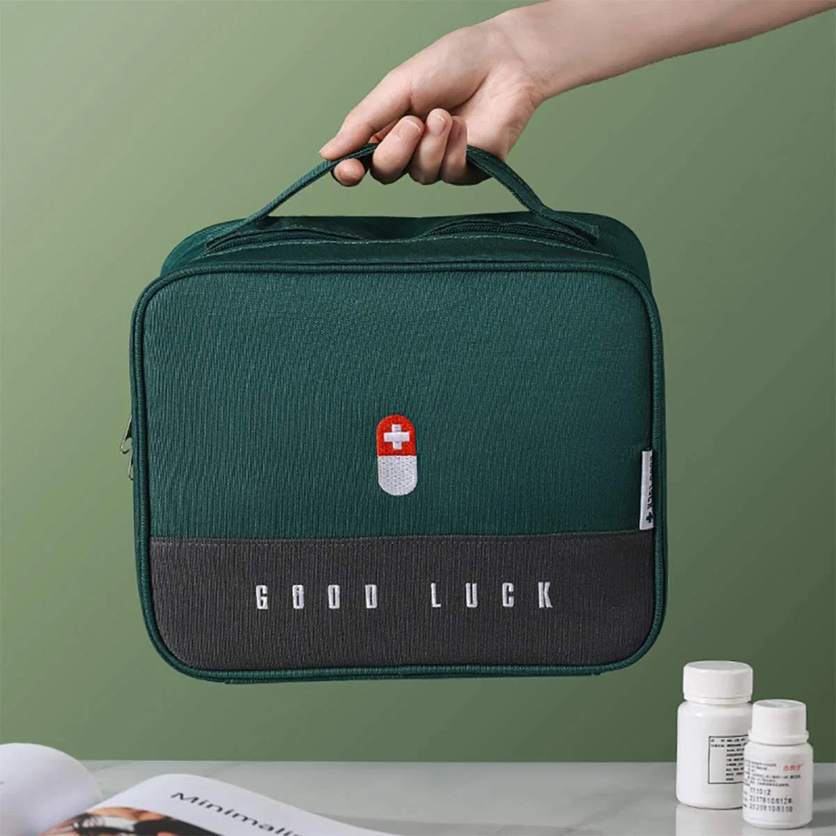 Erste Hilfe Taschen Reisen Medizinische Versorgung Kosmetische Organizer Isolierte Medizin Tasche