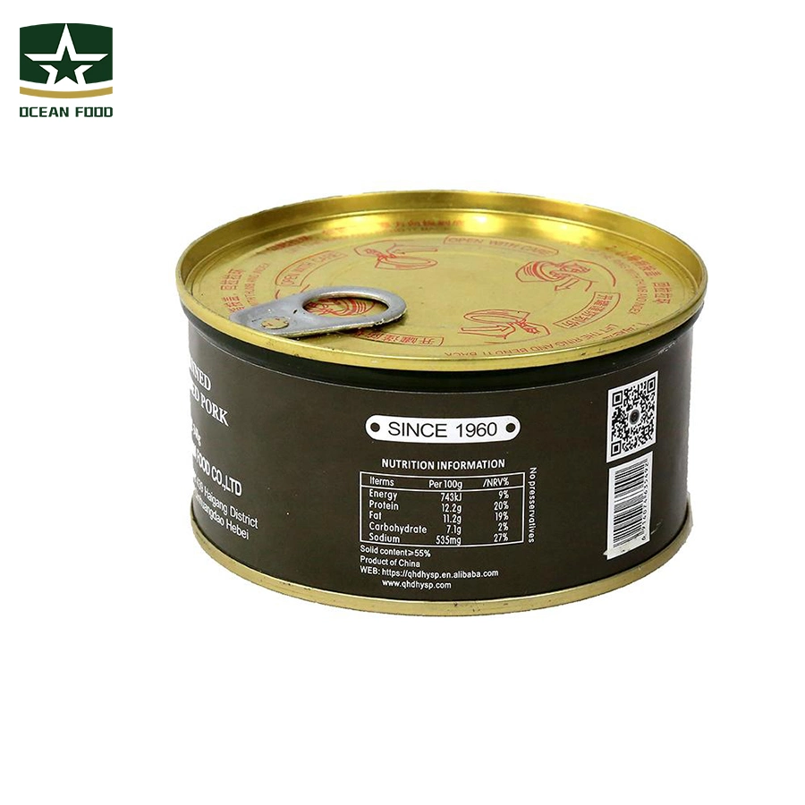 Nutritious Instant 340g Food Canned Stewed Pork for Cookie