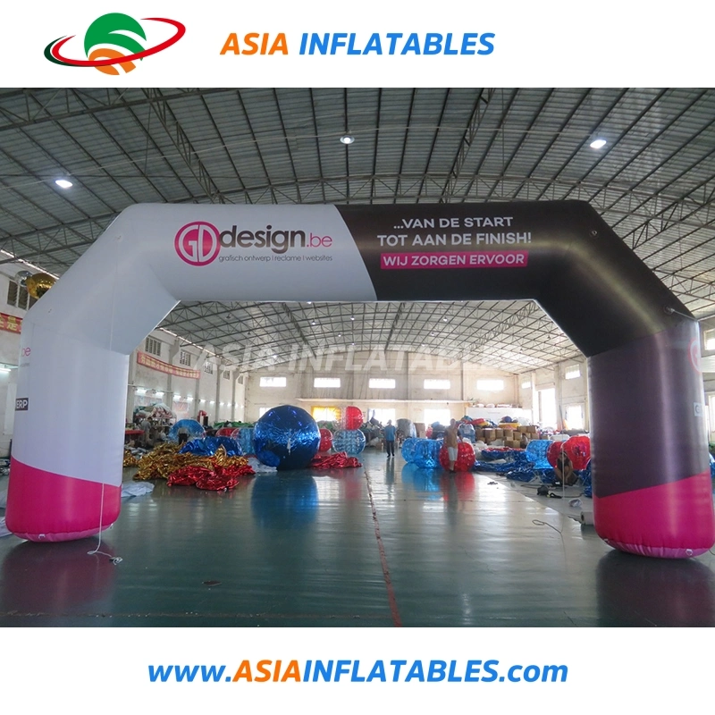 Customized Advertising Inflatable Arch with Magic Tape Logo