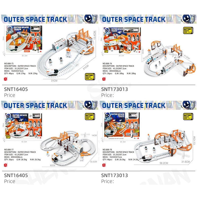 Auto Bahn Track Elektro Dinosaurier Kinder Set Race Kunststoff Kinder Eisenbahnspielzeug