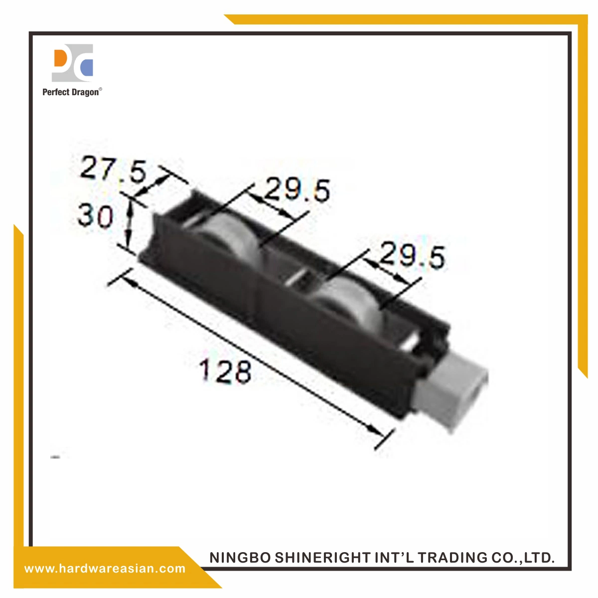 Rodillo de hermoso diseño R8224 para puertas y ventanas de aluminio