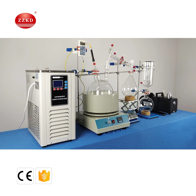 Lab 5L Short Path Distillation Equipment with Digital Heating and Stirring Mantle